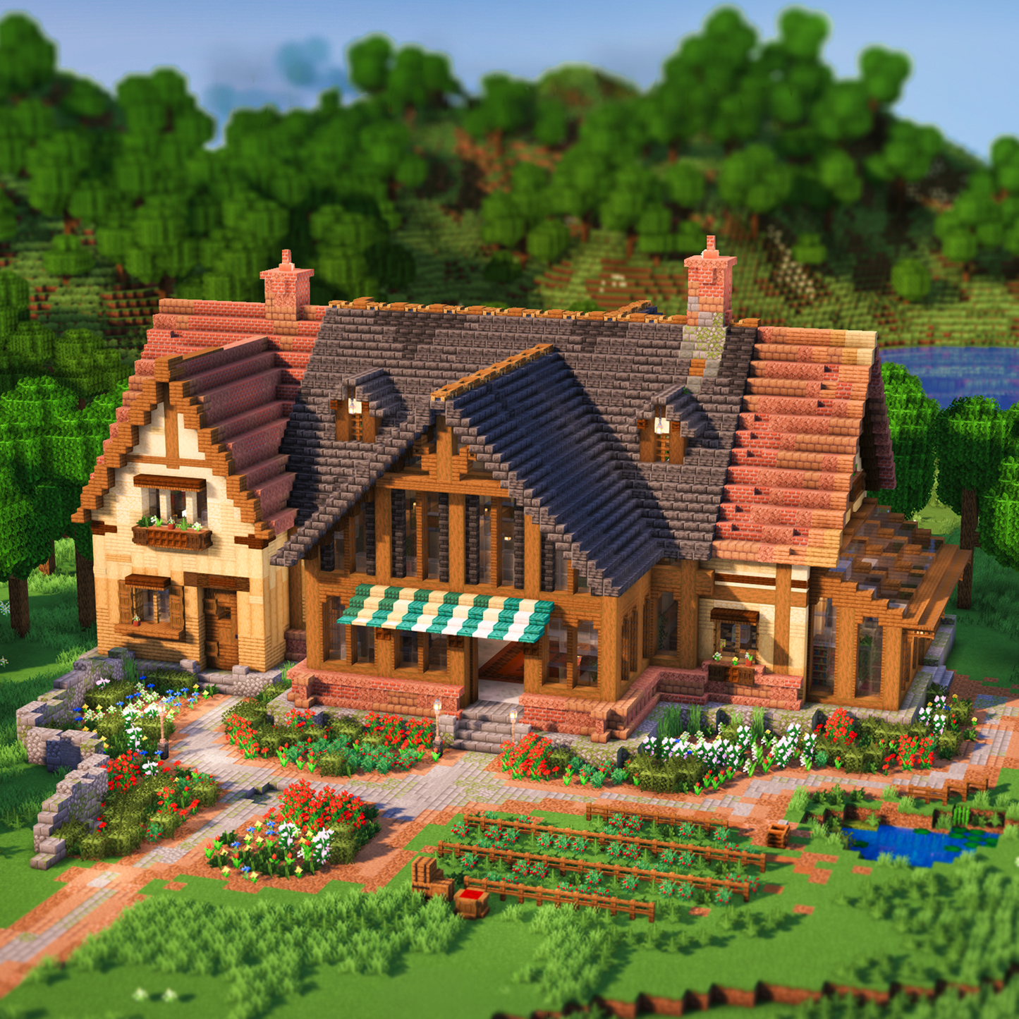 Meadow View - Minecraft House