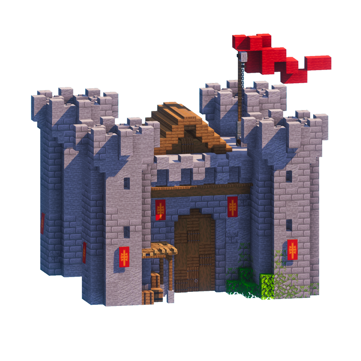Starter Castle - Minecraft Build - Lye's Workshop