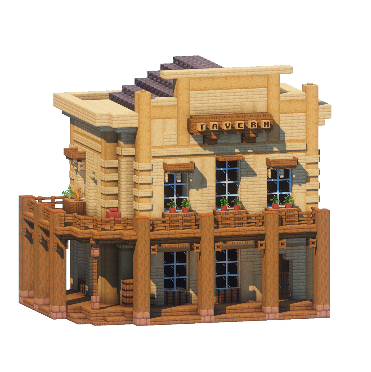 Western Saloon - Minecraft Build - Lye's Workshop