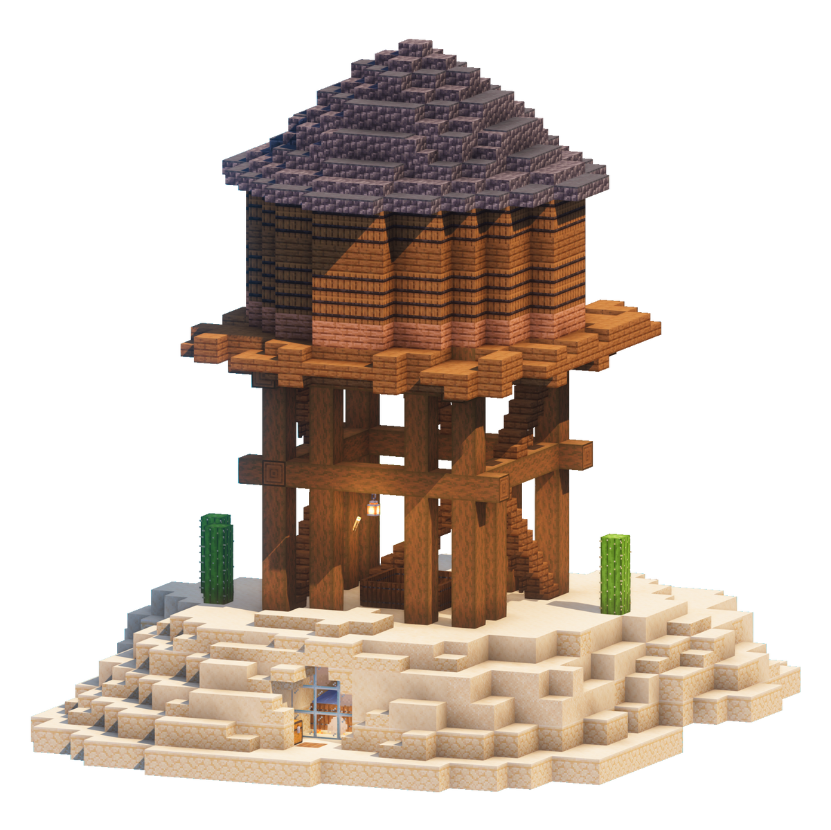 Western Water Tower - Creeper Farm - Lye's Workshop
