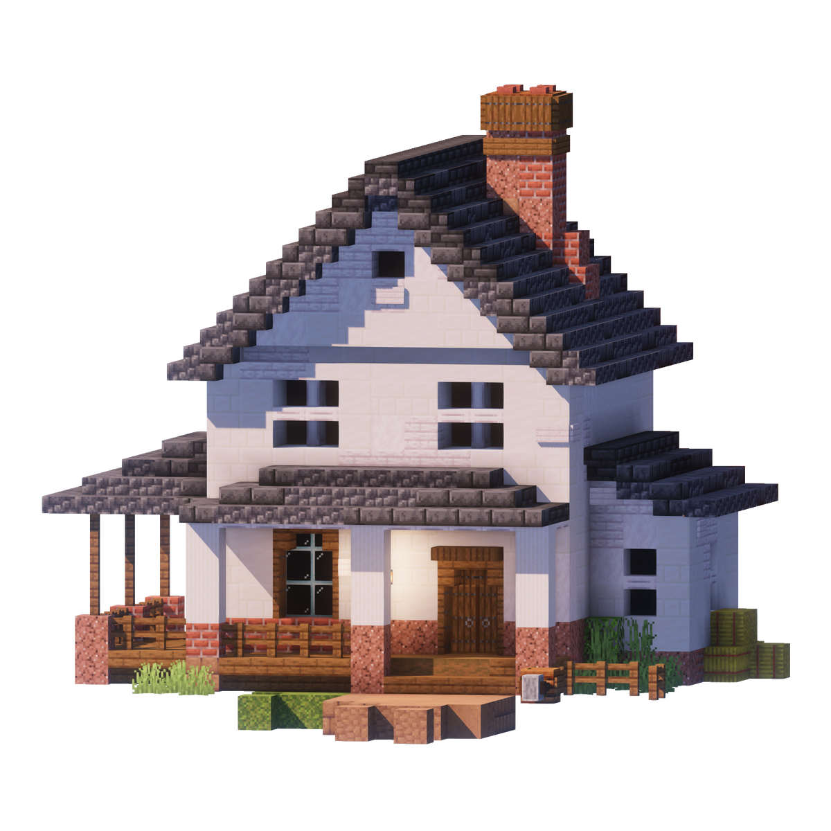 The Farm House - Minecraft Build - Lye's Workshop