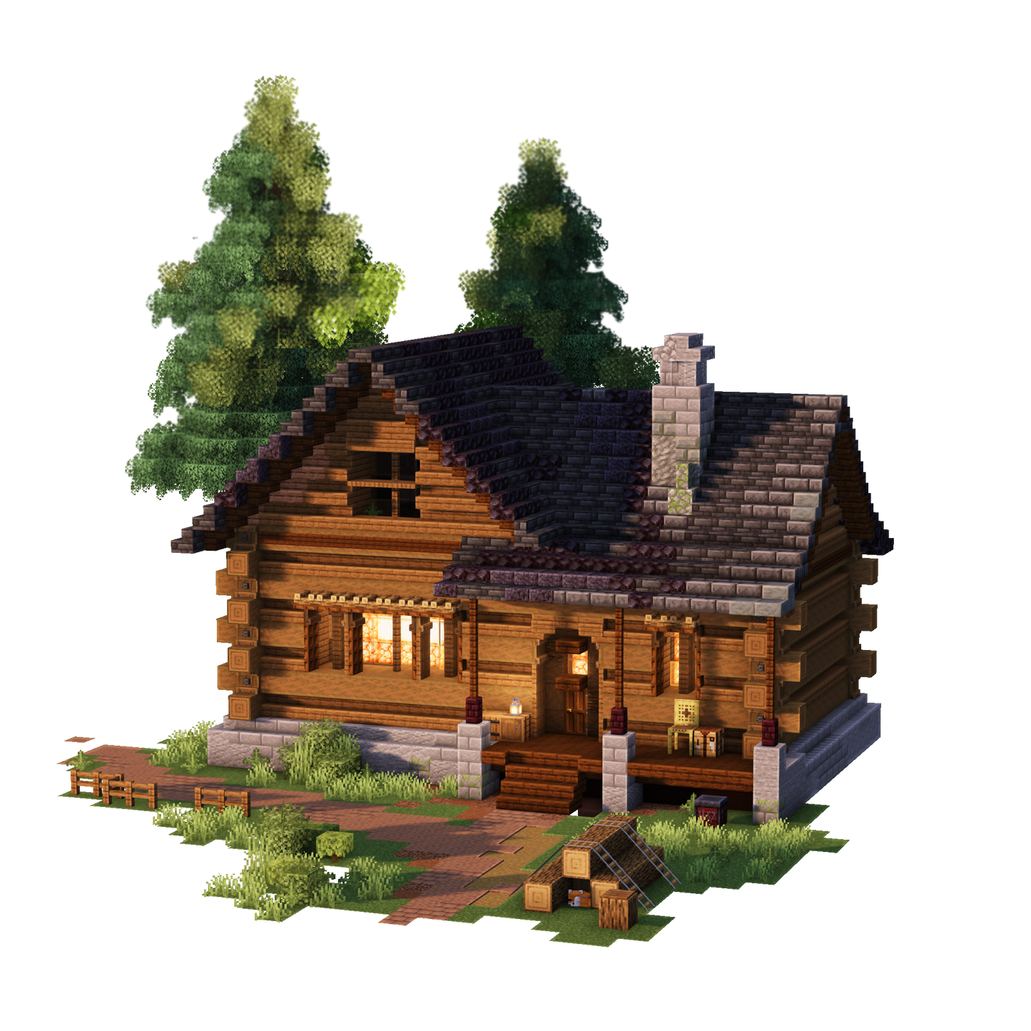 Foxwood Cabin - Minecraft Build Schematics