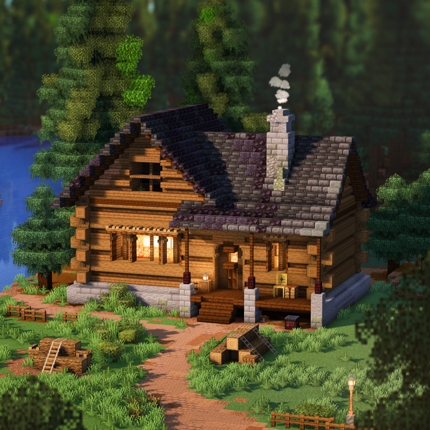 Foxwood Cabin - Minecraft Build Schematics