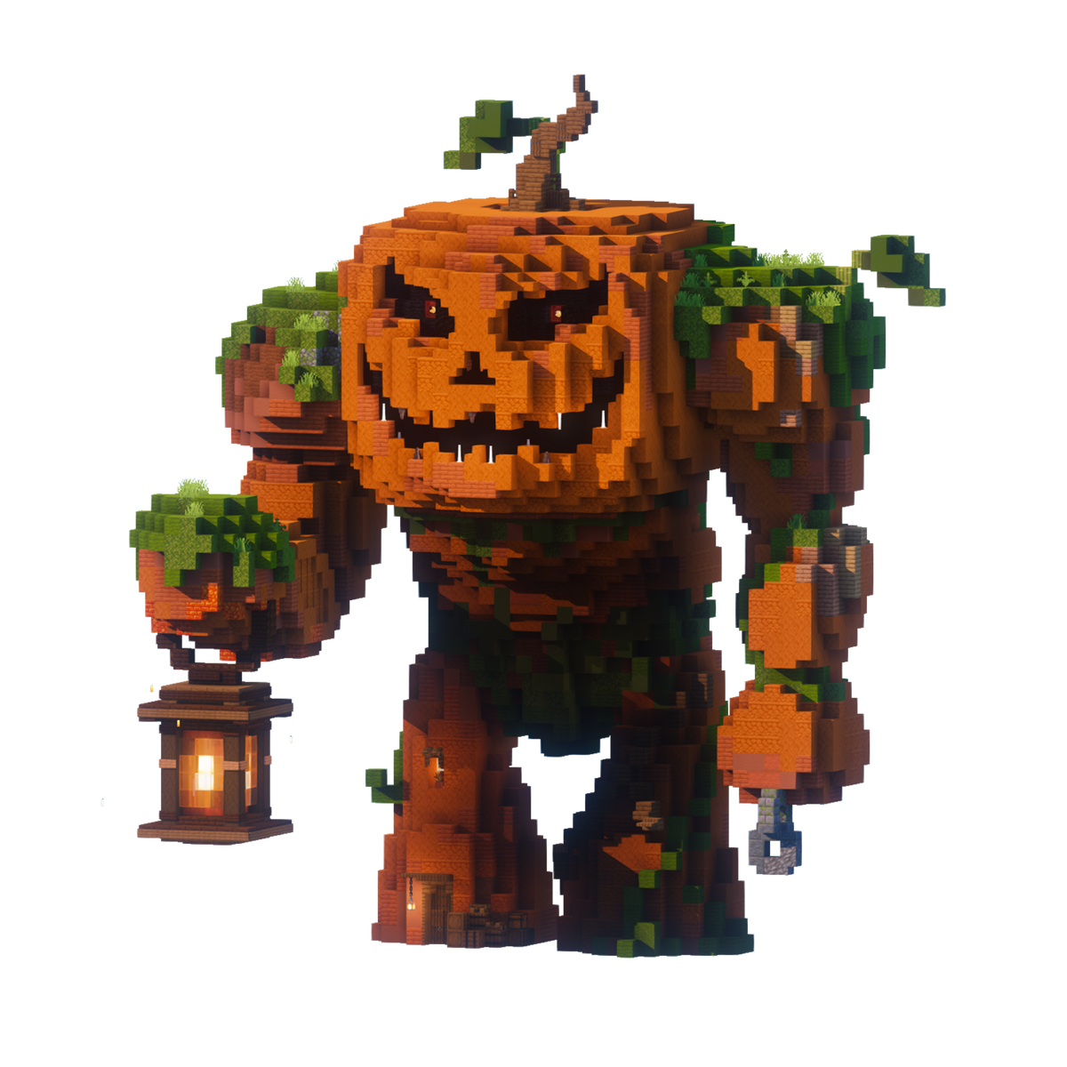 Huge Jackedman - Minecraft Halloween Build - Lye's Workshop