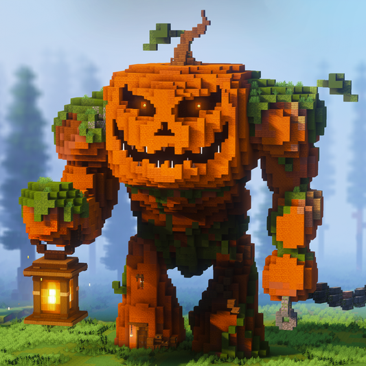 Huge Jackedman - Minecraft Halloween Build - Lye's Workshop