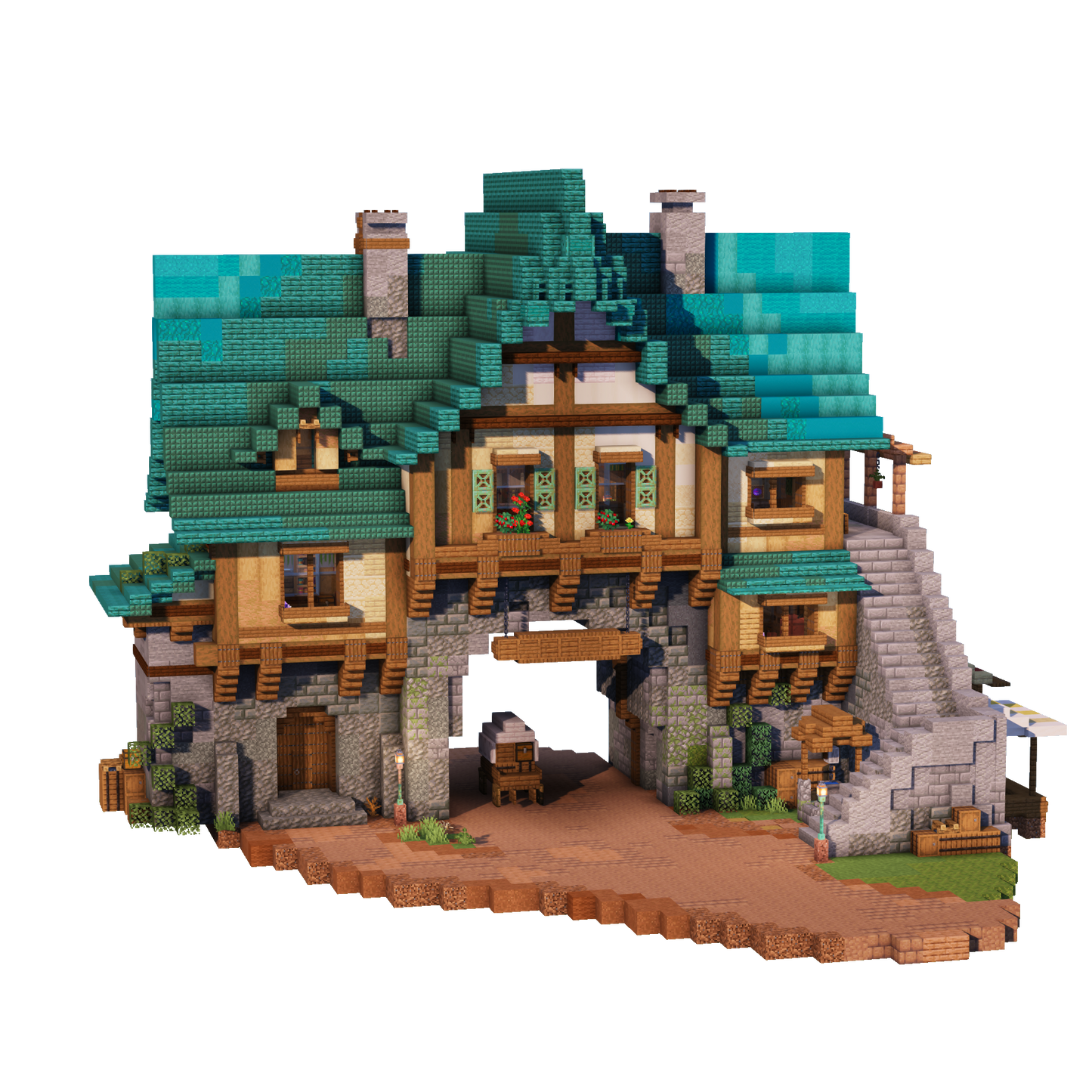 Lakeside House - Minecraft House