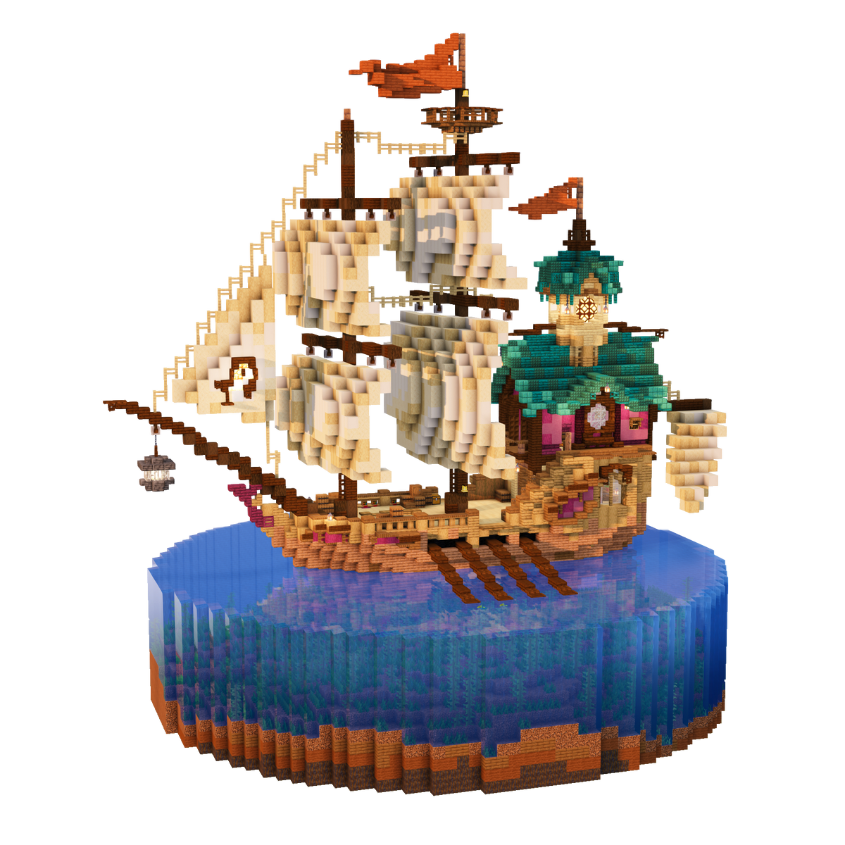 Mystic Drift - Fantasy Minecraft Ship