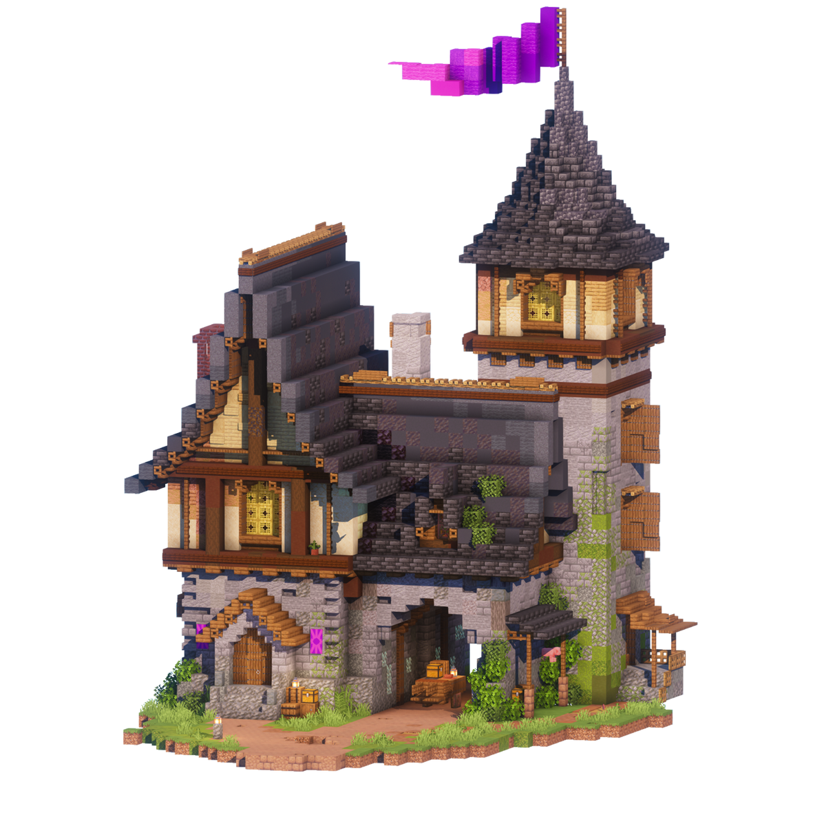 Pineward Cottage - Minecraft House - Lye's Workshop