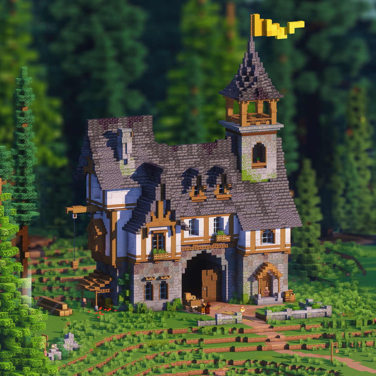 Saddlegate House - Minecraft Build - Lye's Workshop