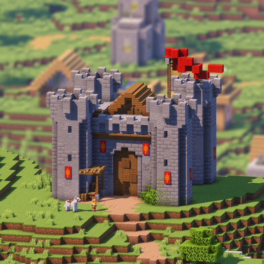 Starter Castle - Minecraft Build - Lye's Workshop