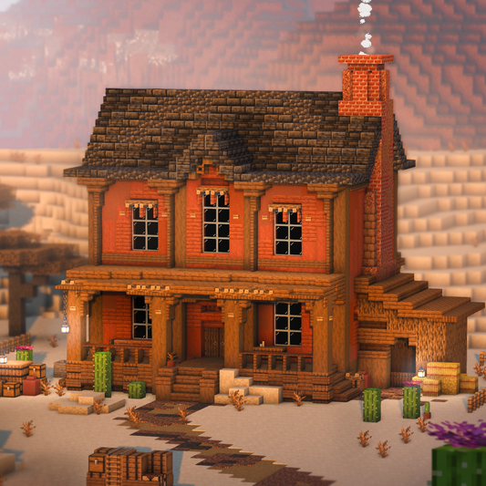 Sundown Ranch - Minecraft Western House - Lye's Workshop