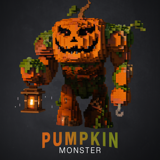Pumpkin Monster - Minecraft Halloween Build