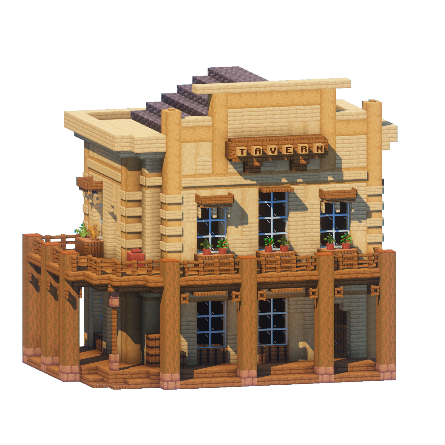 Western Saloon - Minecraft Build - Lye's Workshop