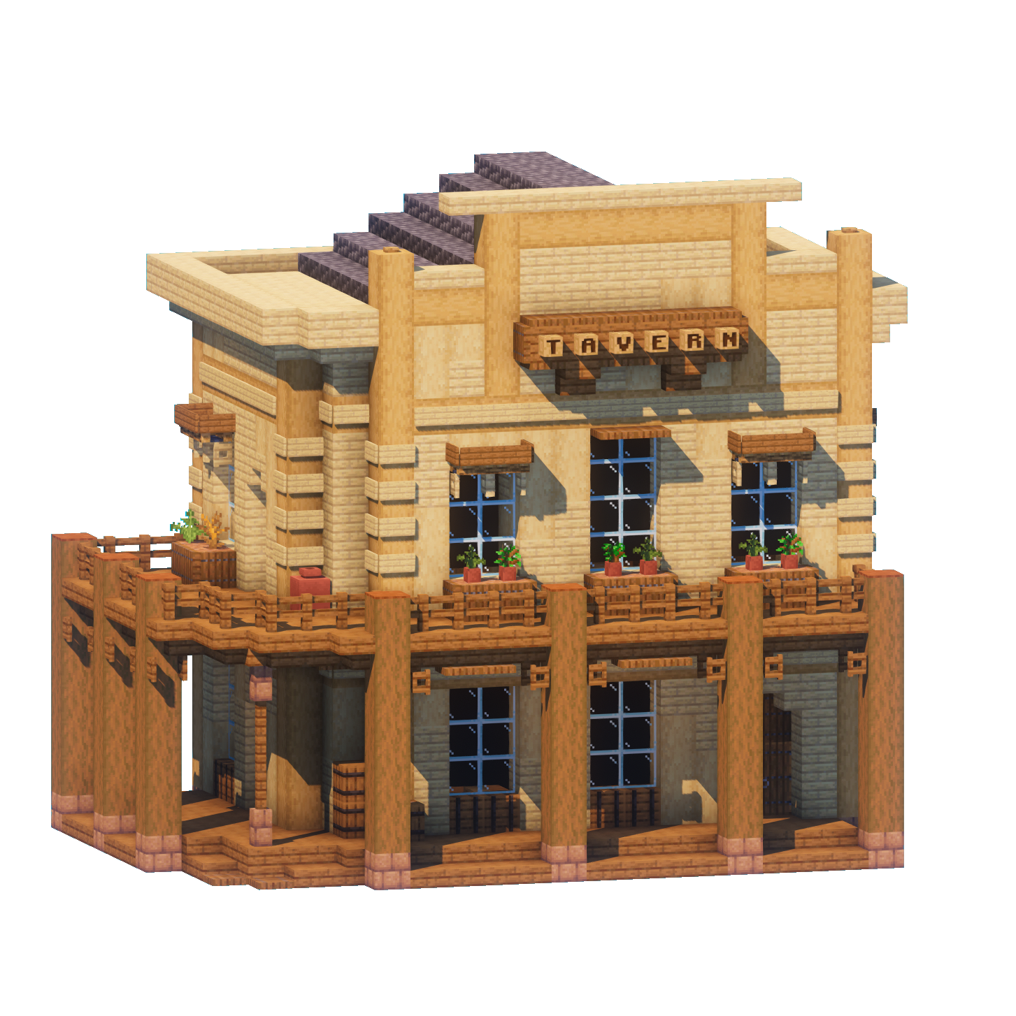 Western Saloon - Minecraft Build - Lye's Workshop