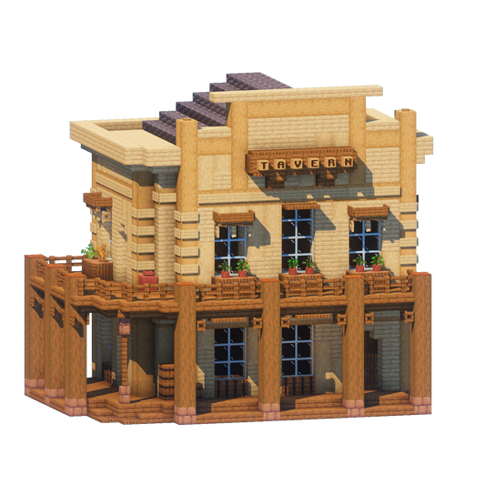 Western Saloon - Minecraft Build - Lye's Workshop