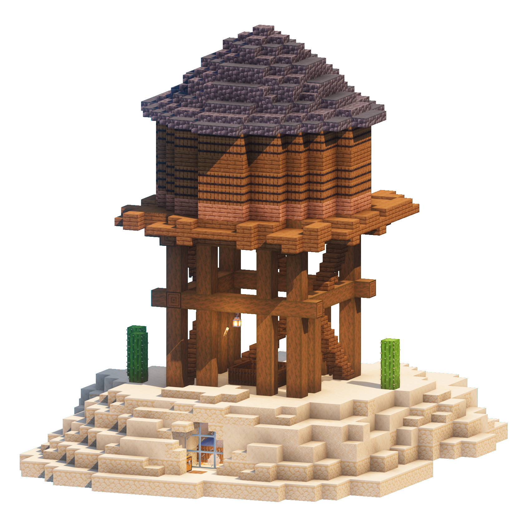 Western Water Tower - Creeper Farm - Lye's Workshop