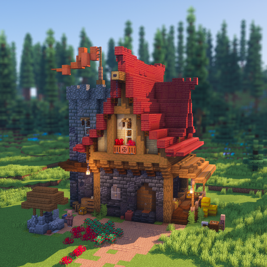 Crimson Grove - Minecraft House - Lye's Workshop