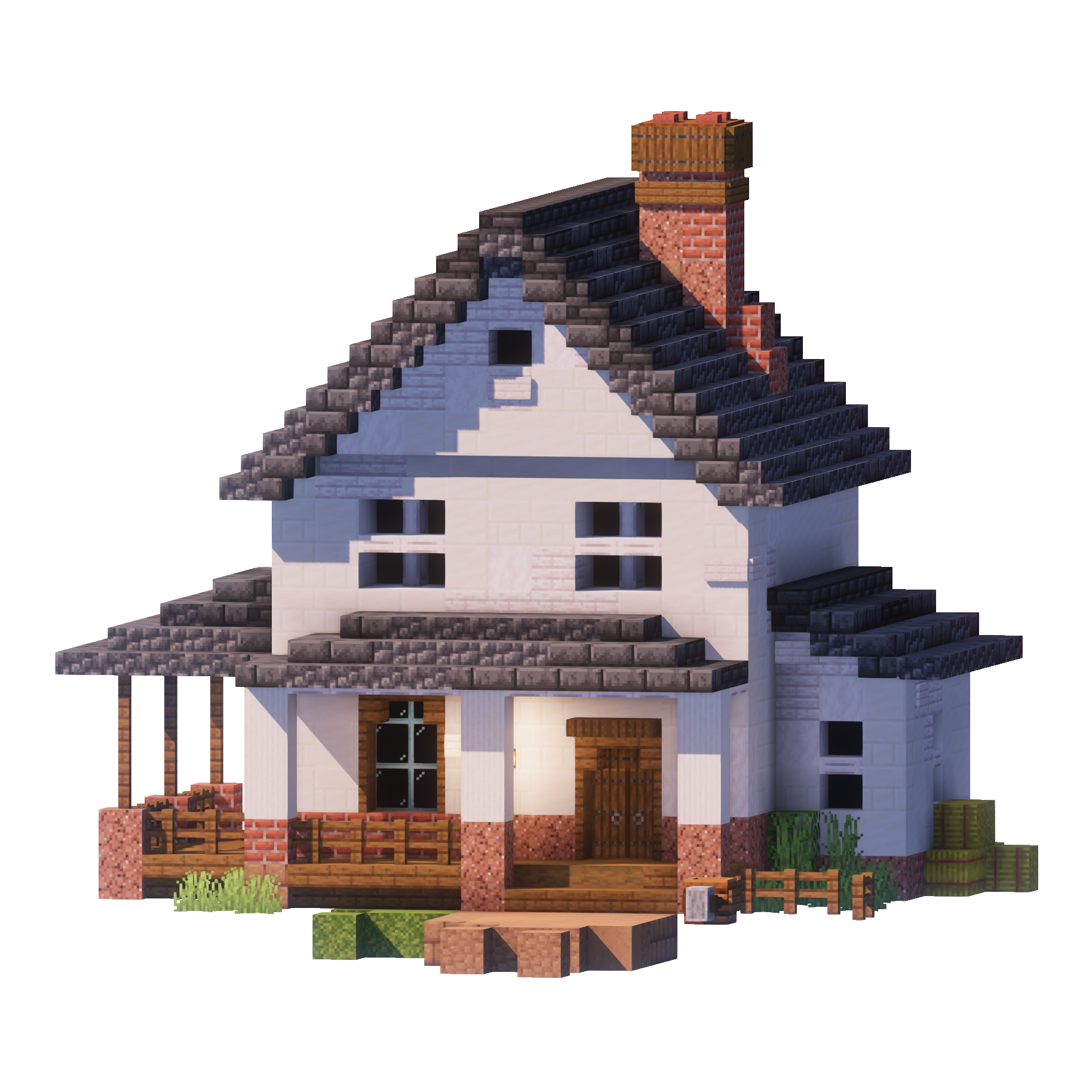 The Farm House - Minecraft Build - Lye's Workshop