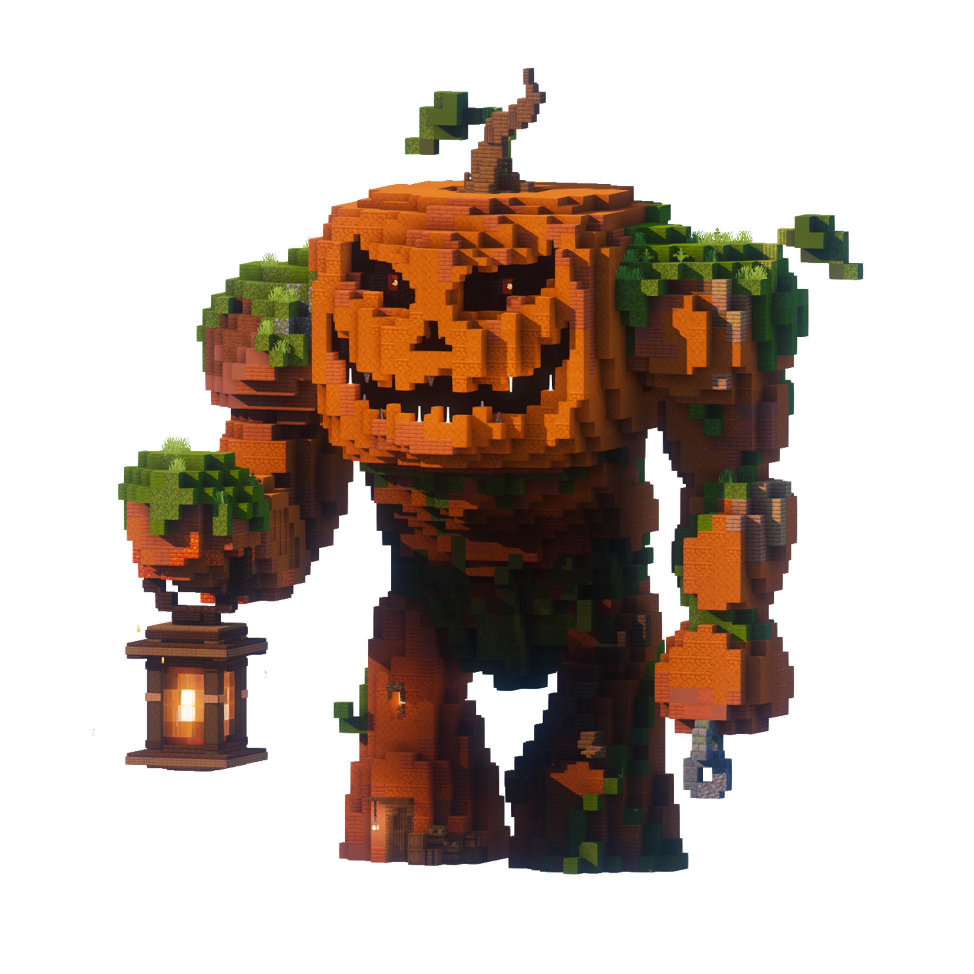 Huge Jackedman - Minecraft Halloween Build - Lye's Workshop