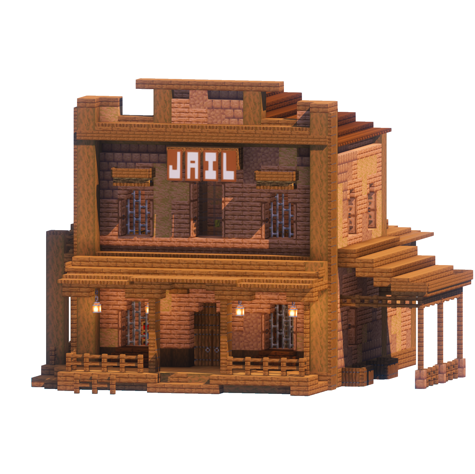 Western Jail - Minecraft Build - Lye's Workshop