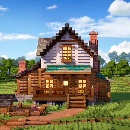 Pigkeeper's Farmhouse - Minecraft Build