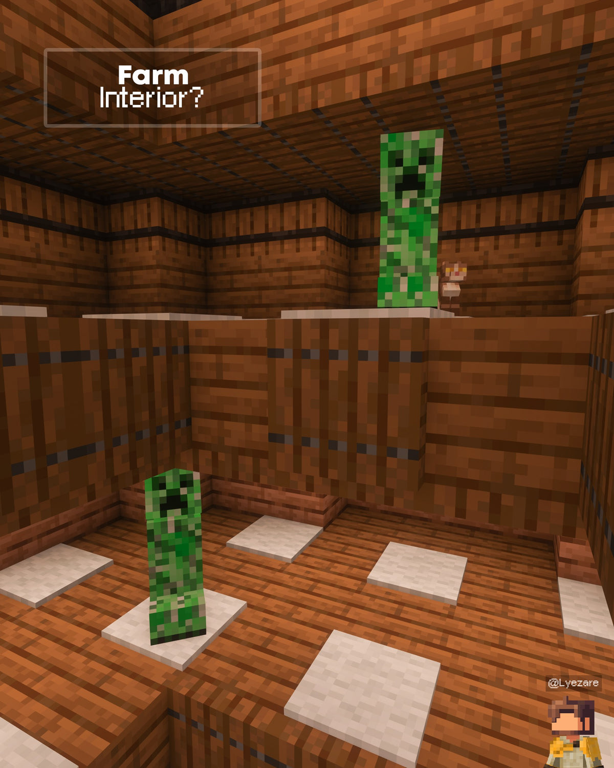Pumpkin farm of the Western Water Tower Minecraft creeper farm