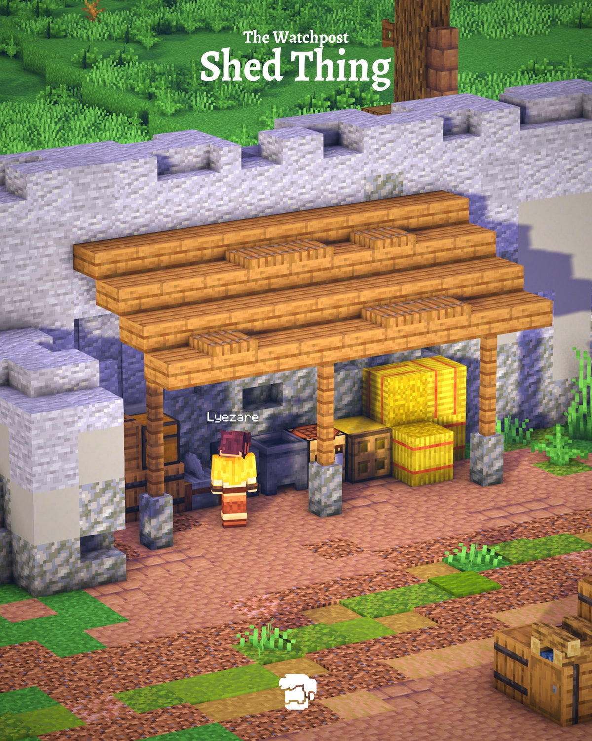 Shed of the The Watchpost Minecraft base