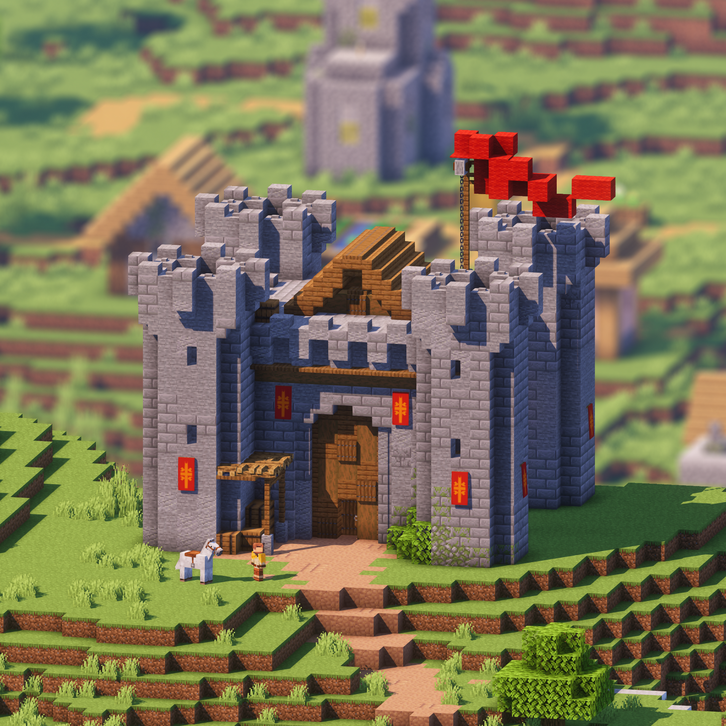 Starter Castle - Minecraft Build - Lye's Workshop