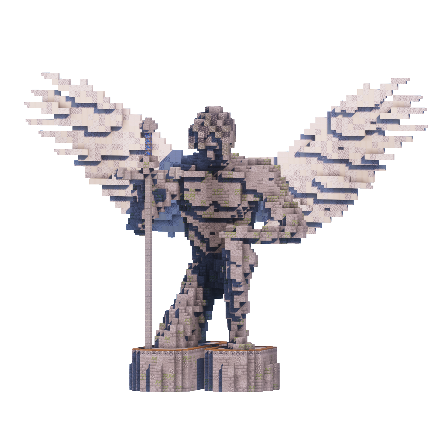 Statue of Serenity - Detailed Minecraft Build - Lye's Workshop