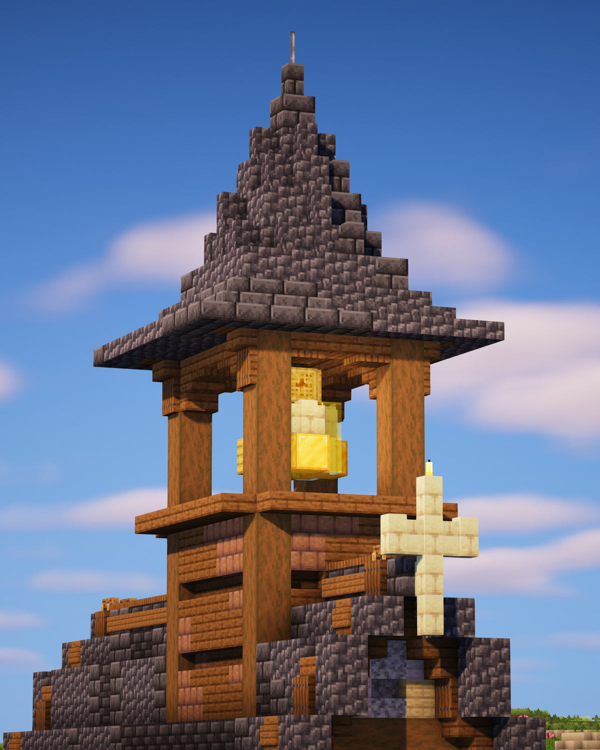 Tower of the Wild Western Chapel Minecraft chapel