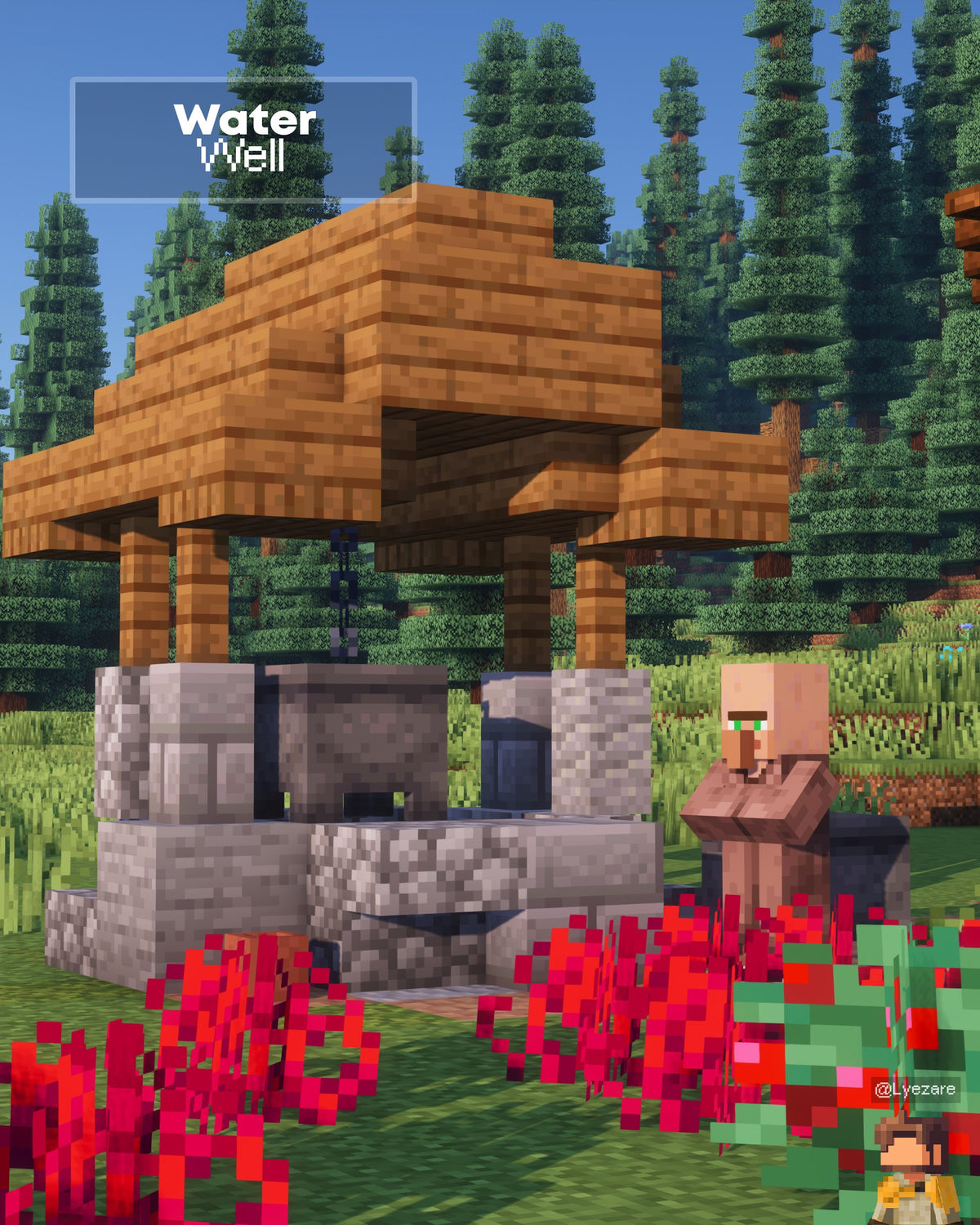 Well of the Crimson Grove Minecraft build