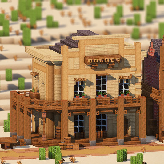 Western Saloon - Minecraft Build - Lye's Workshop